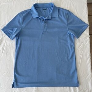 IZOD Performance Golf Polo Men's Small Light Blue
